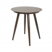 Стол д/улицы, сада ( д.50x46 см), каркас алюминий, столешница из стекла, коричневый, арт. 9842001