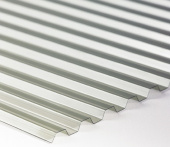 Профилированный ПВХ прозрачный Ondex (Ондекс), трапеция 70/18, 2000х1095 мм