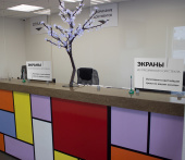 Защитный экран из оргстекла, 1x1 м