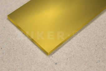Зеркальное оргстекло золотое Plexiglas 0025 XT, цвет золотой, 2050х3050х3 мм