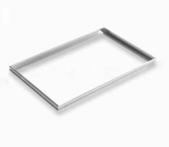 Рамка для придверной решетки алюминиевая, 60х40 см