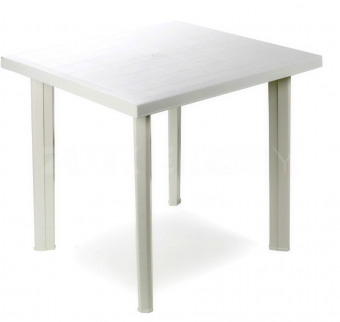 Стол пластиковый FIOCCO (80*75*72 см), белый