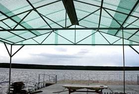 Применение армированного полиэстра для крыш Применение армированного полиэстра для крыш