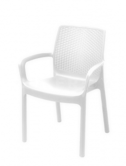 Составной стул REGINA для улицы и сада, белый 