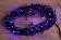 Светодиодная гирлянда твинкл лайт фиолетовая с черным ПВХ проводом (10м/ 100 светодиодов)