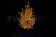 Cветодиодное дерево Клен, цвет желтый, ствол коричневый, 2,0х1,8 м, 768 светодиодов