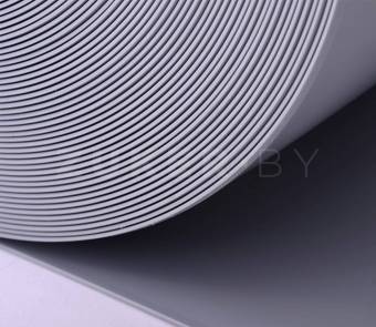 Лента ПВХ для завес, морозостойкая (тип C), непрозрачная серая, 200 мм