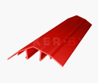 Профиль соединительный разъемный (крышка), для 16-25мм, красный