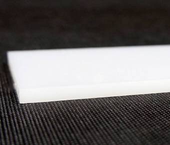 Плита из полиэтилена PE-HD, цвет белый, 4000x2000x10 мм