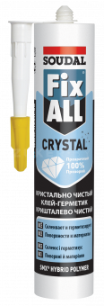  Клей-герметик гибридный "Soudal" Fix All Crystal прозрачный 290 мл