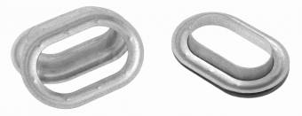 Люверс оцинкованный овальный Bozamet 42х22 мм (арт. 03.42)