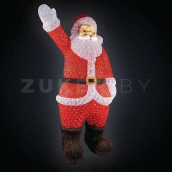 Акриловая светодиодная фигура "Дед Мороз", 120 см