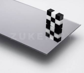 Зеркальное оргстекло Plexiglas 0025 XT, серебристый, 2050x3050x2 мм