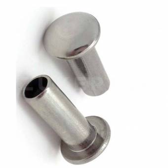 Заклепка полая алюминиевая Bozamet 5х10 мм (арт. 33.10)