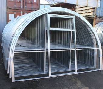 Теплица М-Агро Плюс 3x6м (шаг 0,67м, 20x20 см, 4 мм, 0.50 кг/м2), комплект с профилем