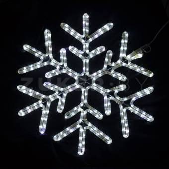 Снежинка светодиодная белая LED MF-150, мерцающая, 100х97 см