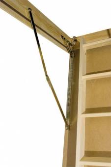 Чердачная деревянная секционная лестница LWS Plus 2.8/60x120
