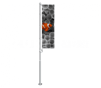 Флагшток уличный Престиж, анодированный алюминий, высота мачты 10 м