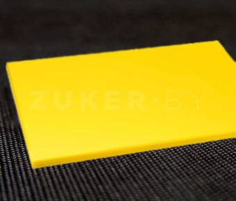 Плита из полиэтилена UHMWPE1000, цвет желтый, 2000x1000x10мм