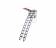 Чердачная металлическая ножничная лестница Lite Step OST-B 2.8/70x120