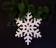 Снежинка из вспененного ПВХ, 488x500x3 мм