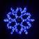 Снежинка светодиодная LED-SF-038-2DH, синяя, 33x29 см, мерцающая
