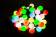 Световая гирлянда "Шарики" многоцветная, 48 мм, быстрая смена цвета, 10 метров