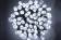 Айсикл (бахрома) светодиодный 2,4 х 0,6 м, белые диоды, белый провод, 76 шт, арт. 255-034-6
