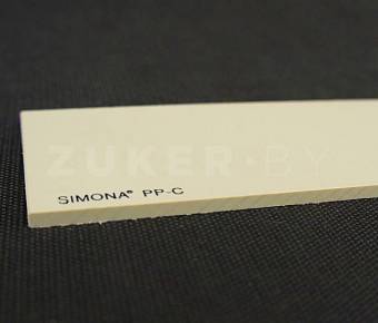Плита из полипропилена Simona PP-H, цвет серый, 3000x1500x6мм