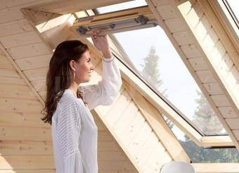 Окно мансардное Velux GZR PR06 3050 94 х 118 мм, ручка сверху