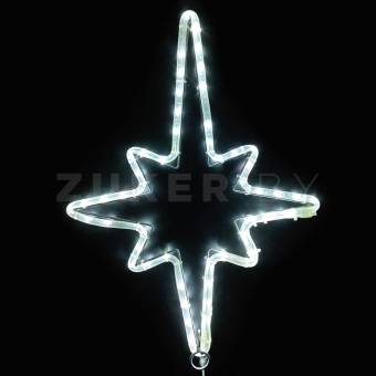 Звезда светодиодная LED-STR-STAR-1-230V, белая, 50х35 см