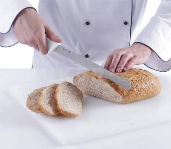 Разделочная доска профессиональная из полиэтилена, цвет белый, 60x40x2 см