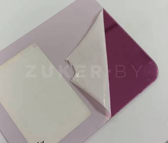 Оргстекло зеркальное, 2440x1220x1.2 мм, розовое