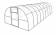 Теплица М-Агро Про 3x8м (шаг 0,67м, 40x20 см, 4 мм, 0,61 кг/м2), комплект с профилем