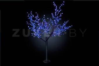 Светодиодное дерево Вишня синее