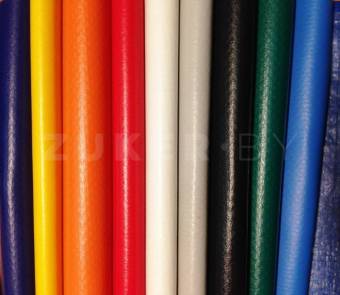 Тентовая ткань лакированная Ручайка, ширина 2,5 м, цвет желтый RAL 1003, 630 г/м2