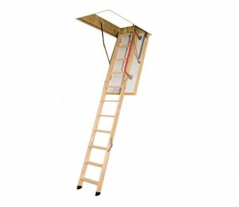 Чердачная деревянная секционная лестница LTK Thermo 60x120