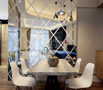 Зеркальное оргстекло Plexiglas 0025 XT, серебристый, 2050x3050x3 мм