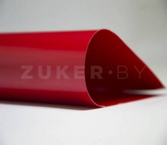 Тентовая ткань лакированная Ручайка, цвет красный RAL 3001, ширина 2.5 м, 630 г/м2