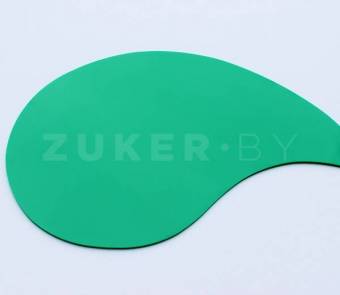 Полистирол листовой ударопрочный HIPS с UV, зеленый 182, 3000х2000х3 мм